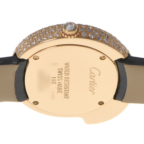 CARTIER Cartier Panthere Panther 1925 Diamond Women's YG/Leather Watch Quartz... - Picture 5 of 12